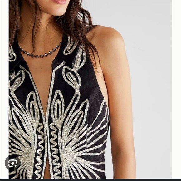 COPY - Free People Head West Vest Tank Large rockabilly - Picture 4 of 7